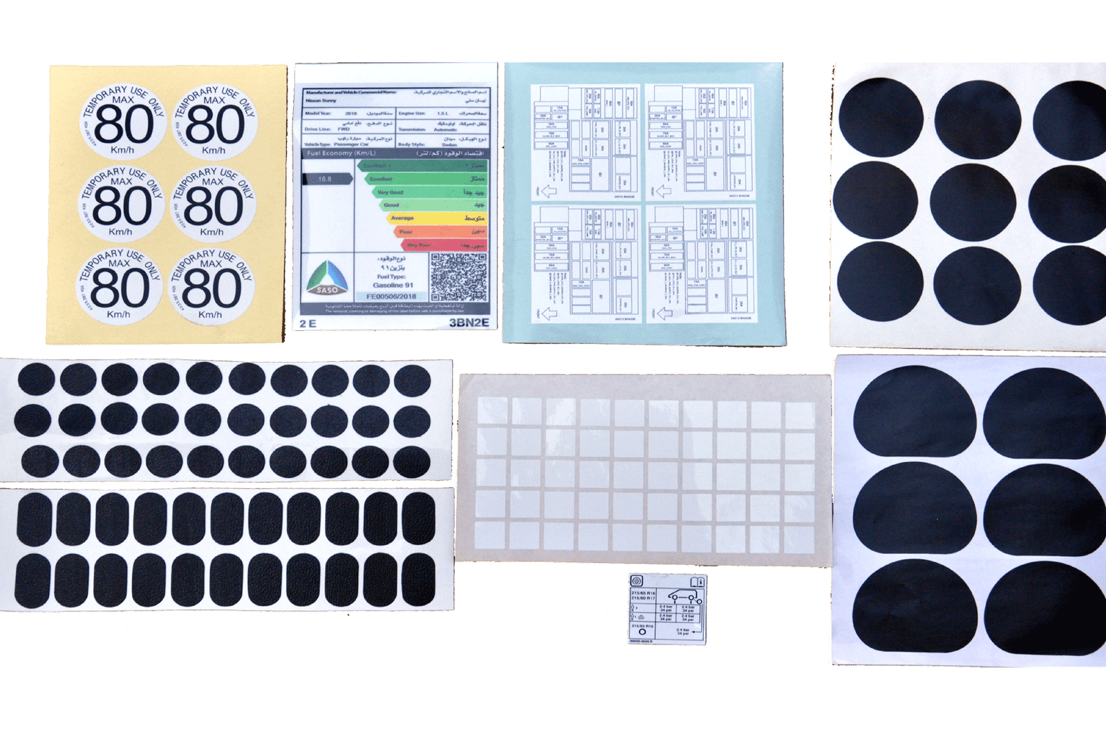 Automotive Labels & Stickers